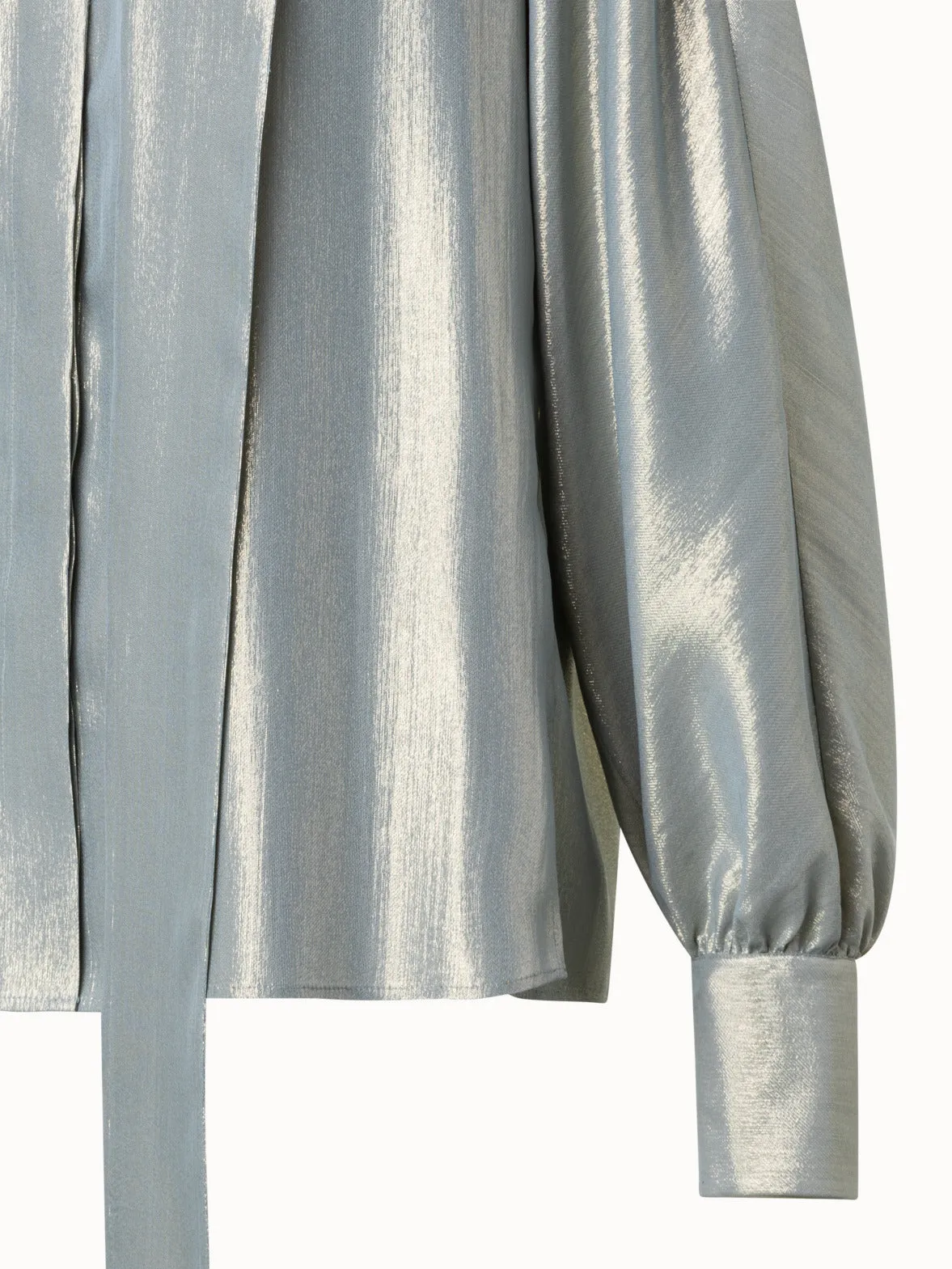 Silk Lurex Organza Blouse