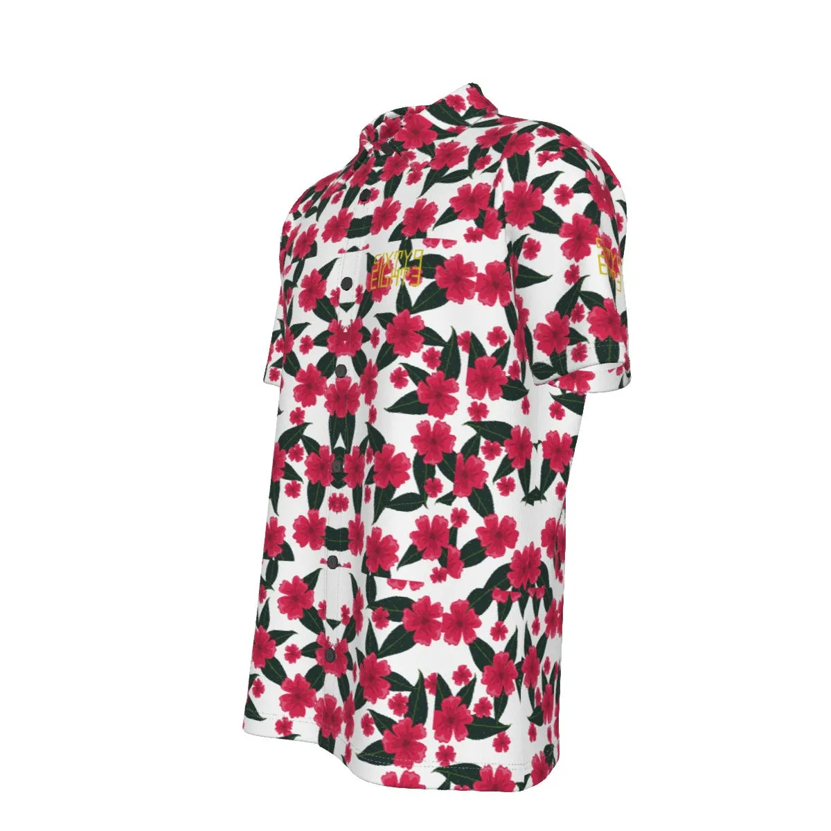 Sixty Eight 93 Logo Gold Floral II Button Up Shirt