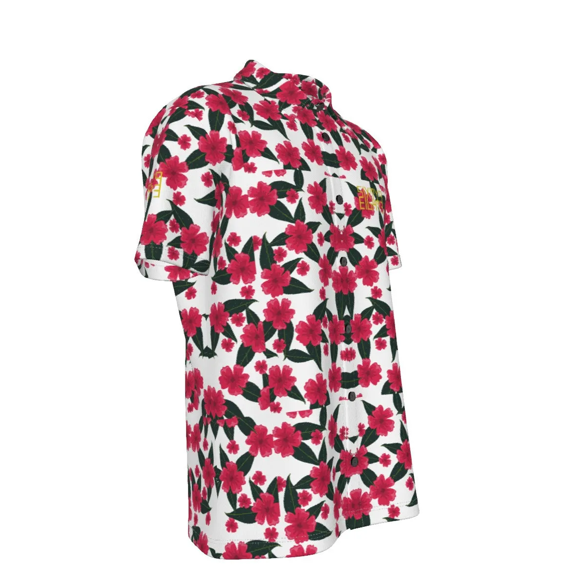 Sixty Eight 93 Logo Gold Floral II Button Up Shirt