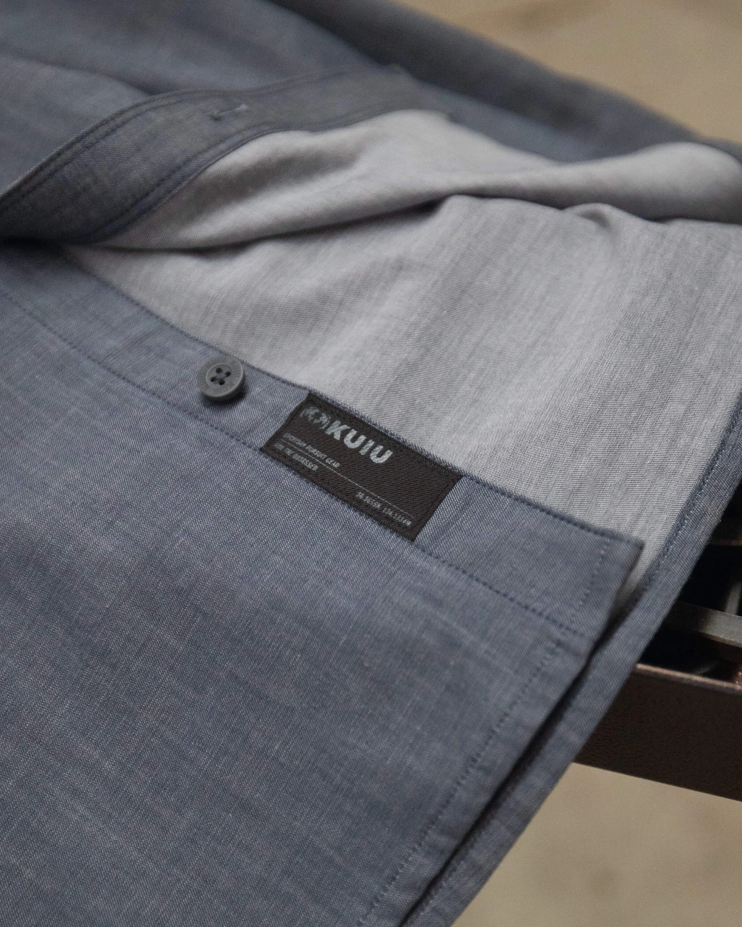 Terrace LS Shirt | Storm Chambray