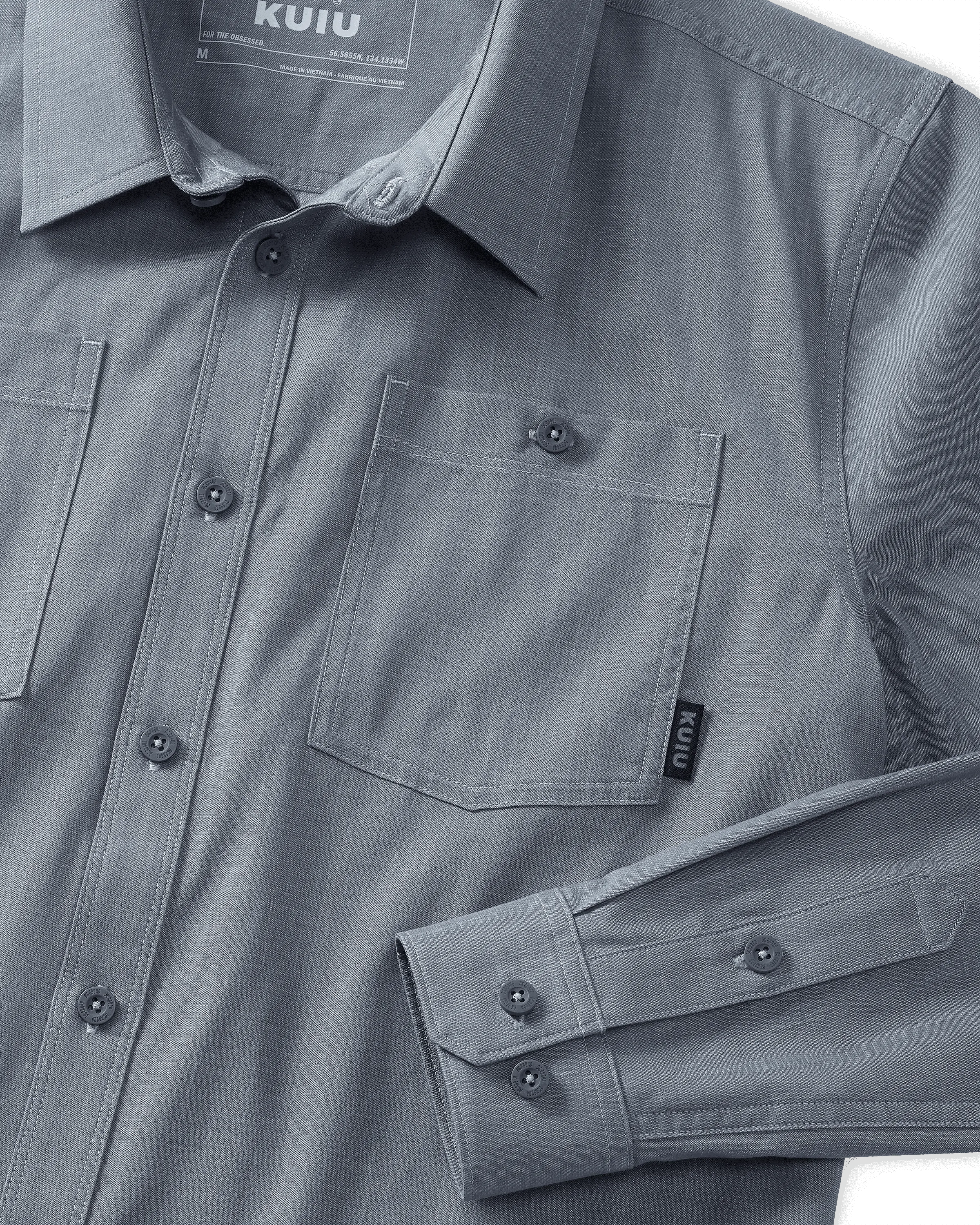 Terrace LS Shirt | Storm Chambray