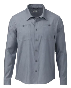 Terrace LS Shirt | Storm Chambray