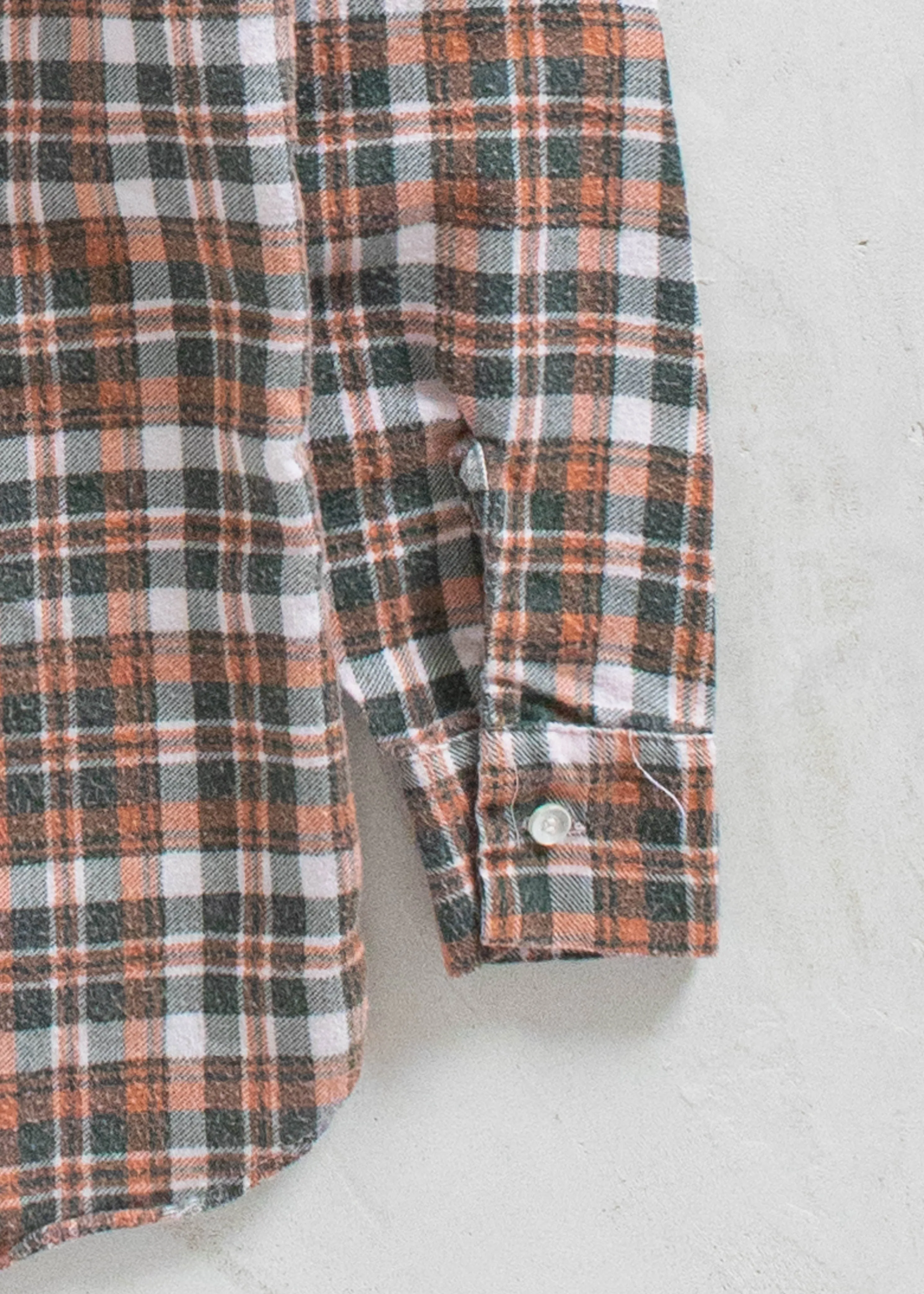 Vintage 1980s Klondike Cotton Flannel Button Up Shirt Size 3XS/2XS