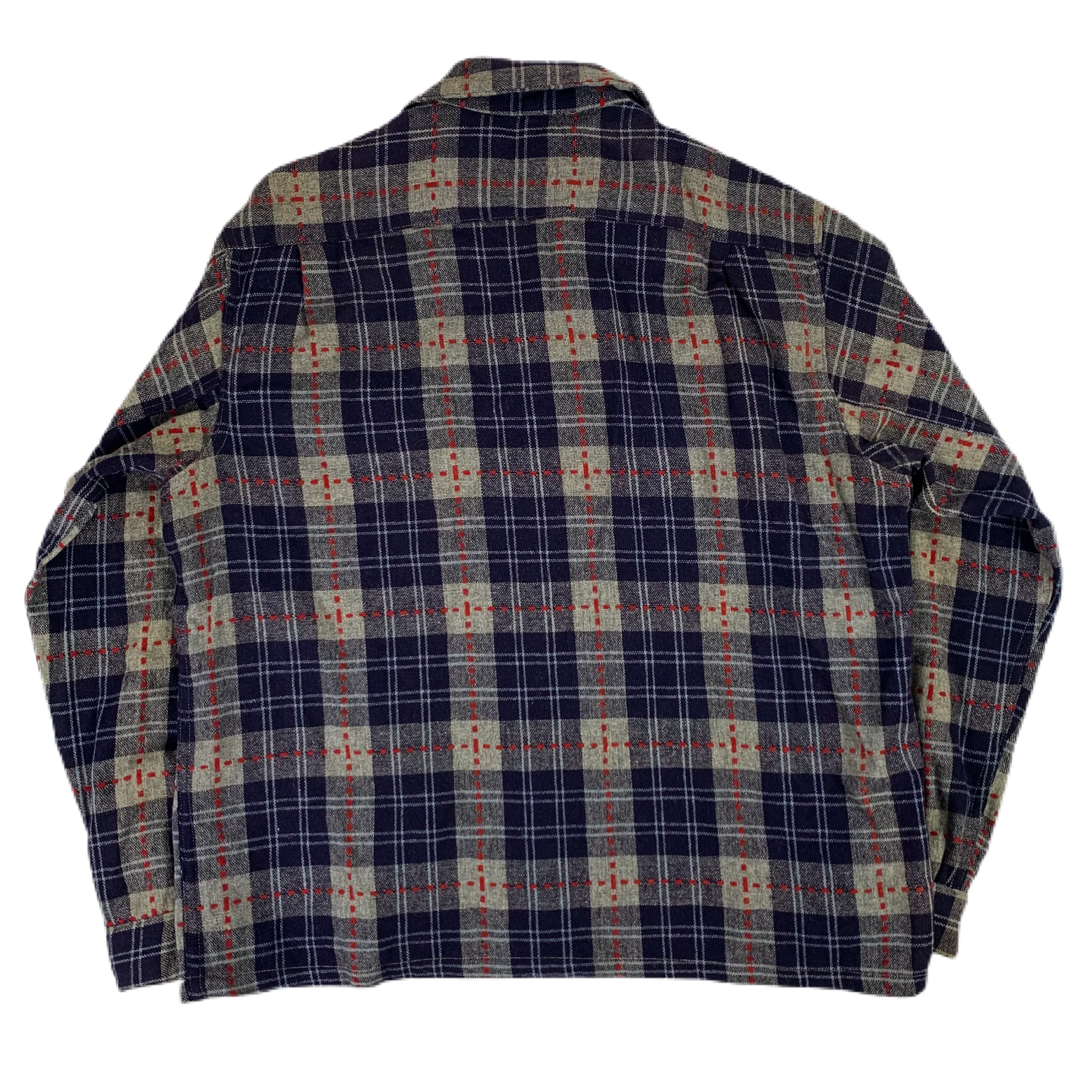 Vintage Ensenada Sportswear "Wool" Loop Collar Shirt
