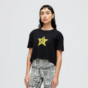 WOMEN'S STAR POWER CROP T-SHIRT